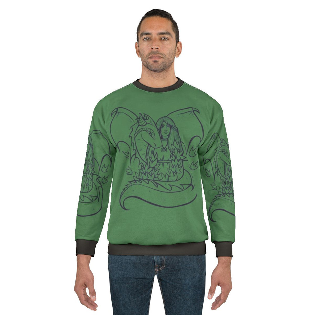 Dragon Goddess Sweatshirt featuring a majestic dragon design