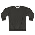 Dragon scale black sweatshirt with realistic reptile pattern