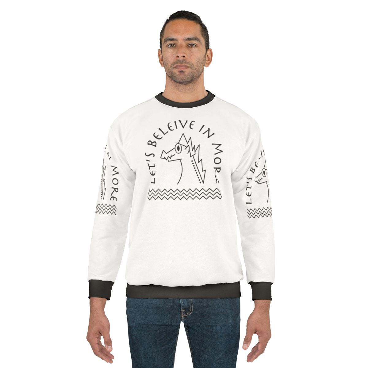 Dragon Sweatshirt with Legendary Asian Mythical Creature Design