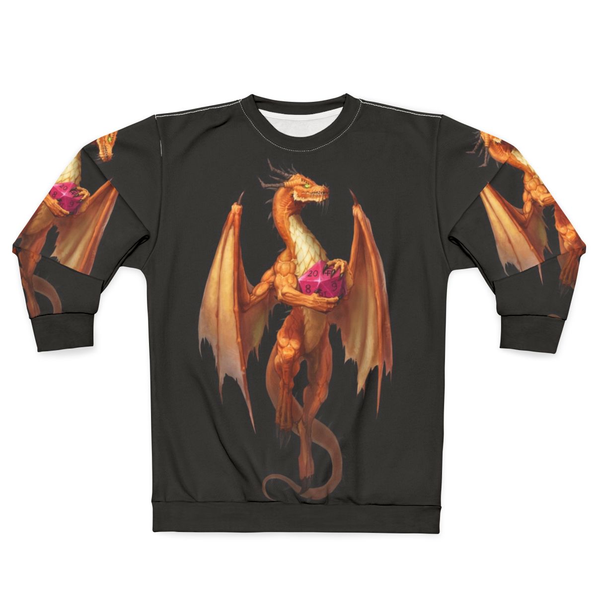 Dragon sweatshirt with fantasy design