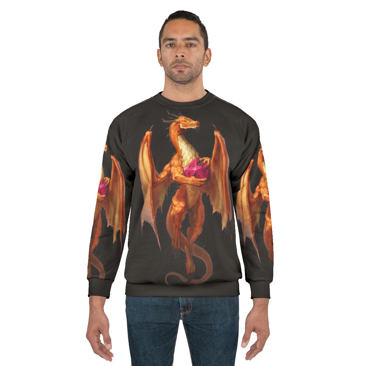 Dragon sweatshirt with fantasy design