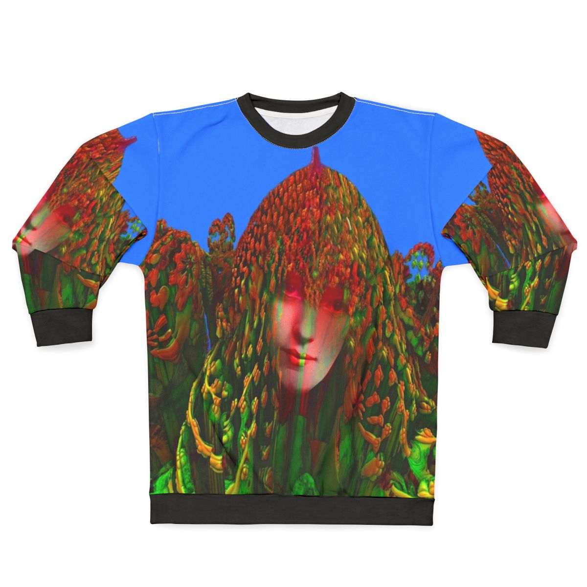 Dreadlock Holiday Sweatshirt with Music Festival and Concert Themed Graphics