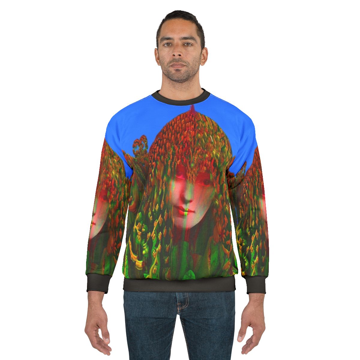 Dreadlock Holiday Sweatshirt with Music Festival and Concert Themed Graphics