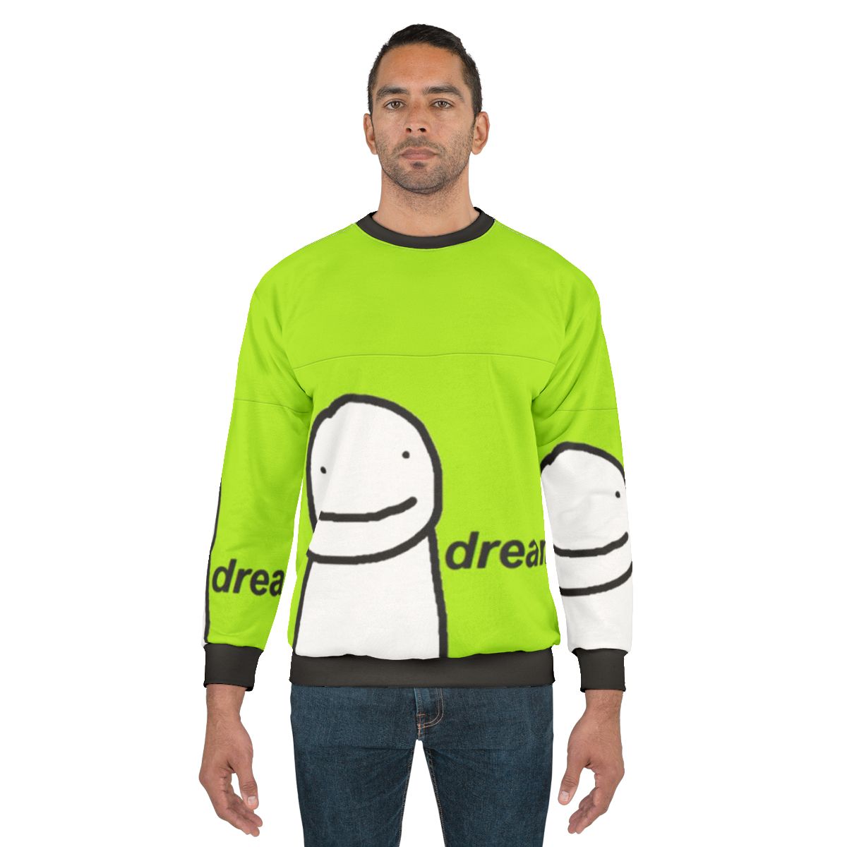 Dream Minecraft Sweatshirt with Green Dream Branding
