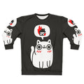 Dreaming of Destruction Sweatshirt featuring a cute and mischievous cat