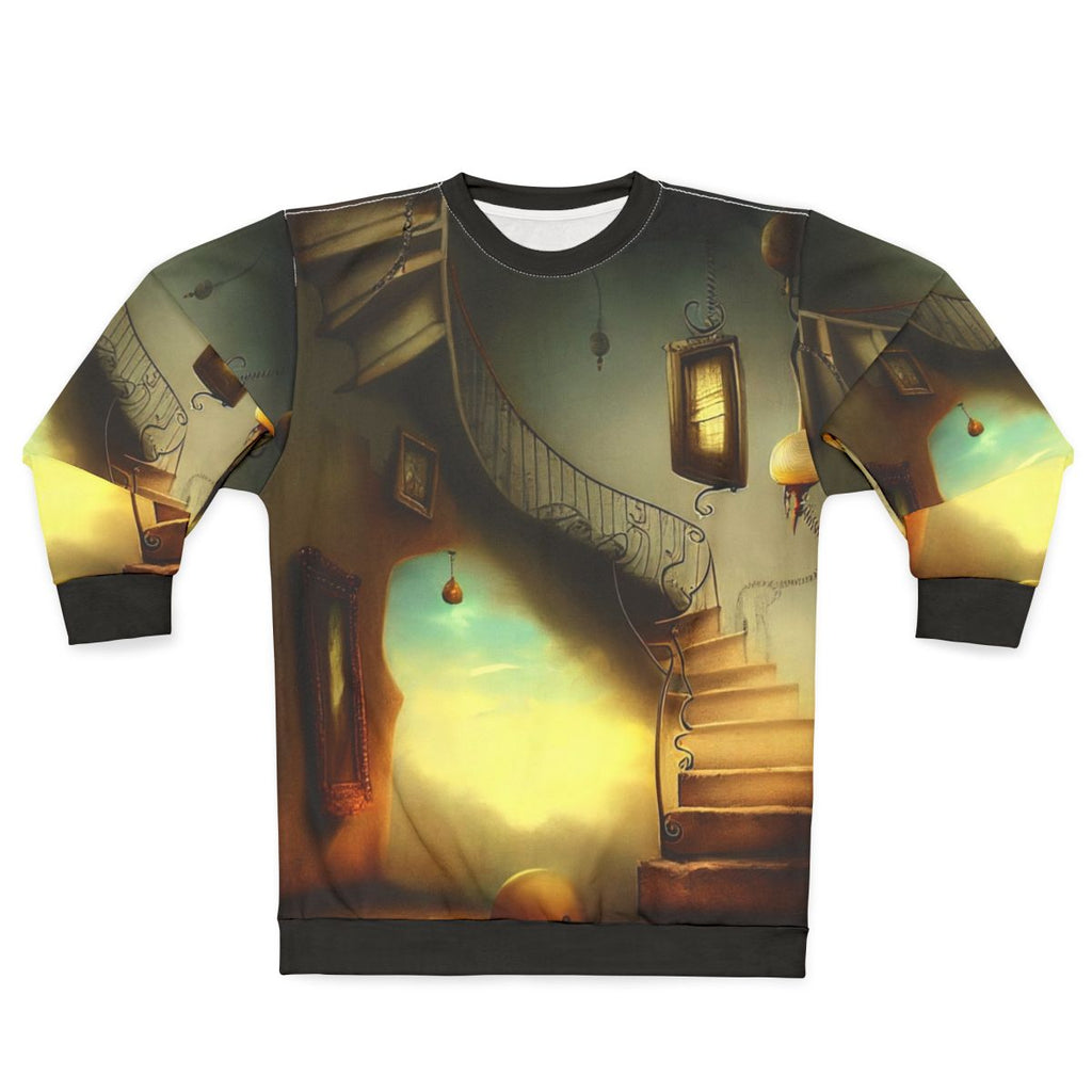 Salvador Dali inspired dreamscape sweatshirt
