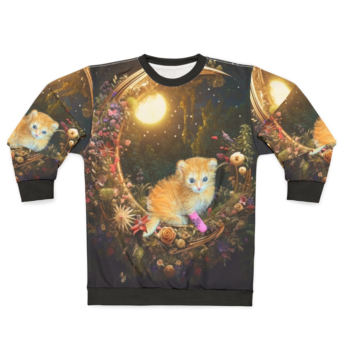 Dreamy Tater Tot Sweatshirt with Adorable Kitten