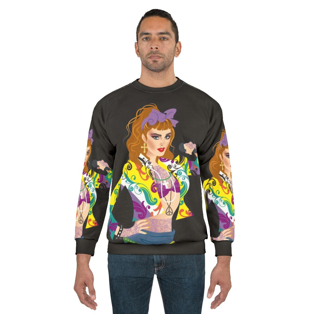 Dress Up Sweatshirt featuring Alejandro Mogollo Art