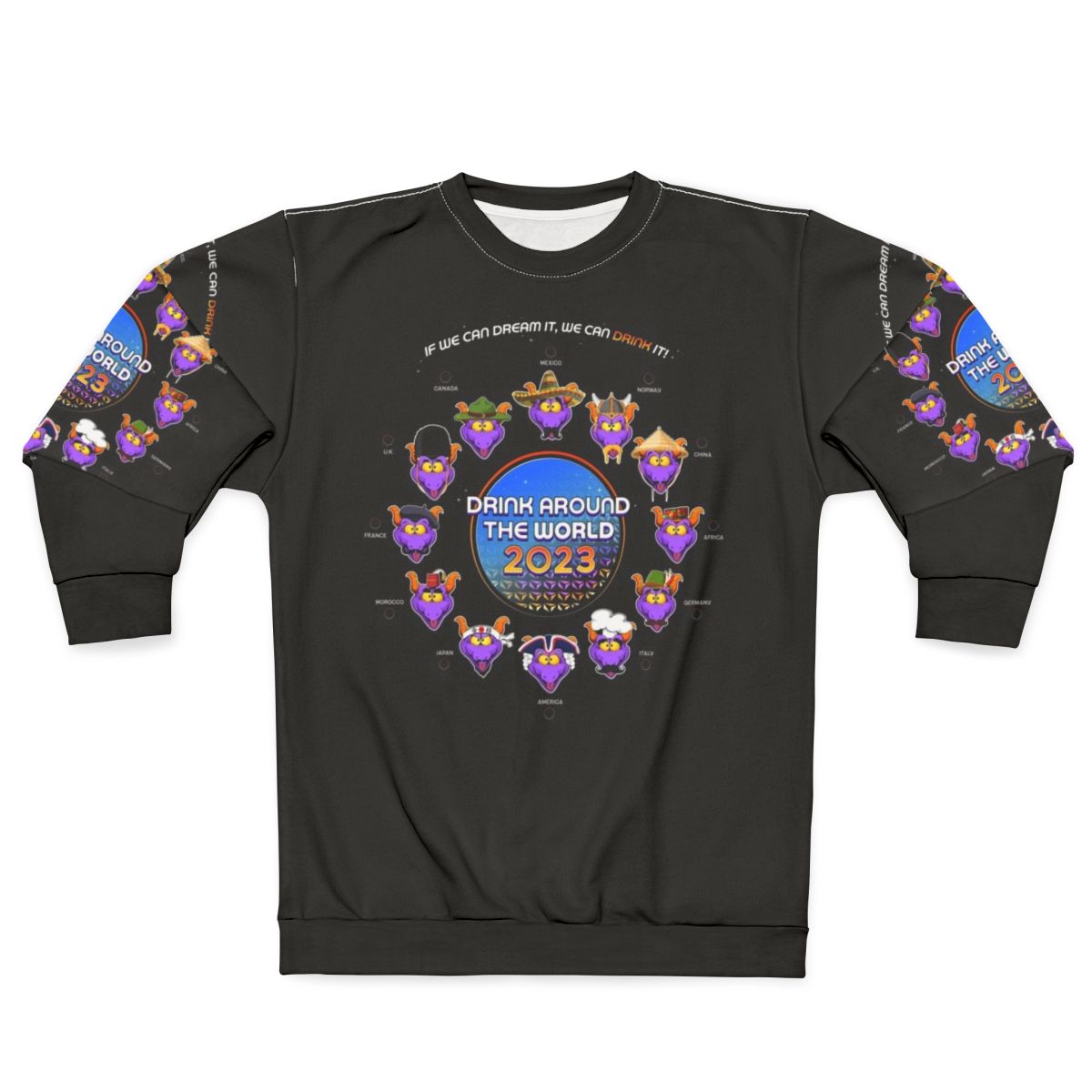 Drink Around The World 2023 Epcot Sweatshirt