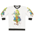 Watercolor Alice in Wonderland Cheshire Cat Sweatshirt
