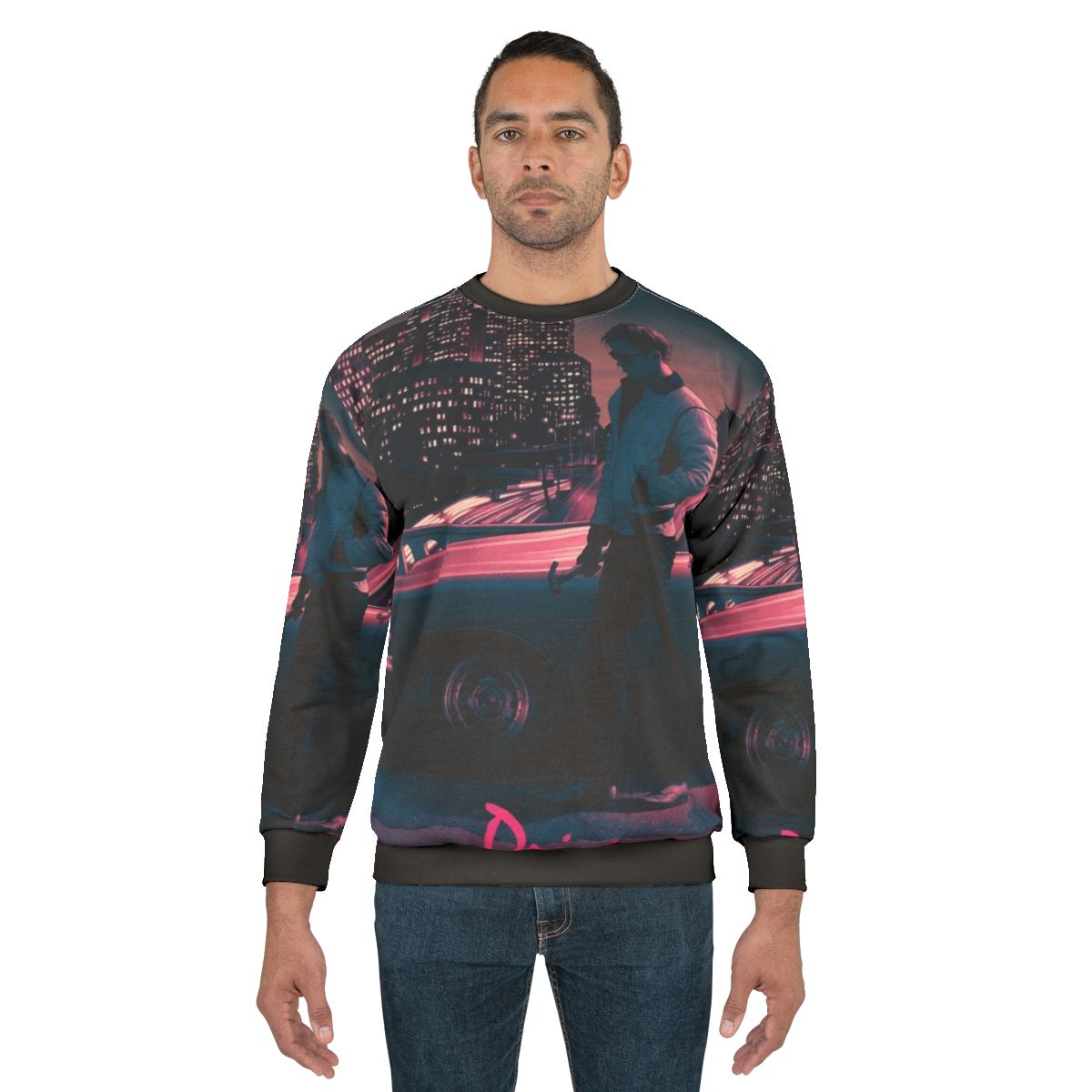 Drive Movie Poster Themed Sweatshirt