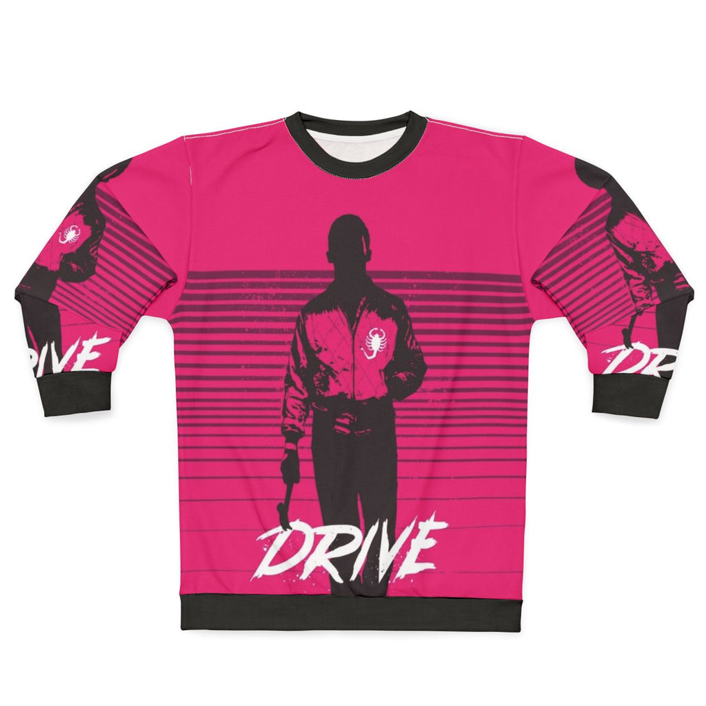 Minimalist "Drive" movie inspired graphic design sweatshirt