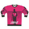 Minimalist "Drive" movie inspired graphic design sweatshirt