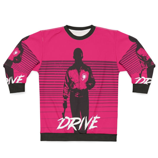 Minimalist "Drive" movie inspired graphic design sweatshirt