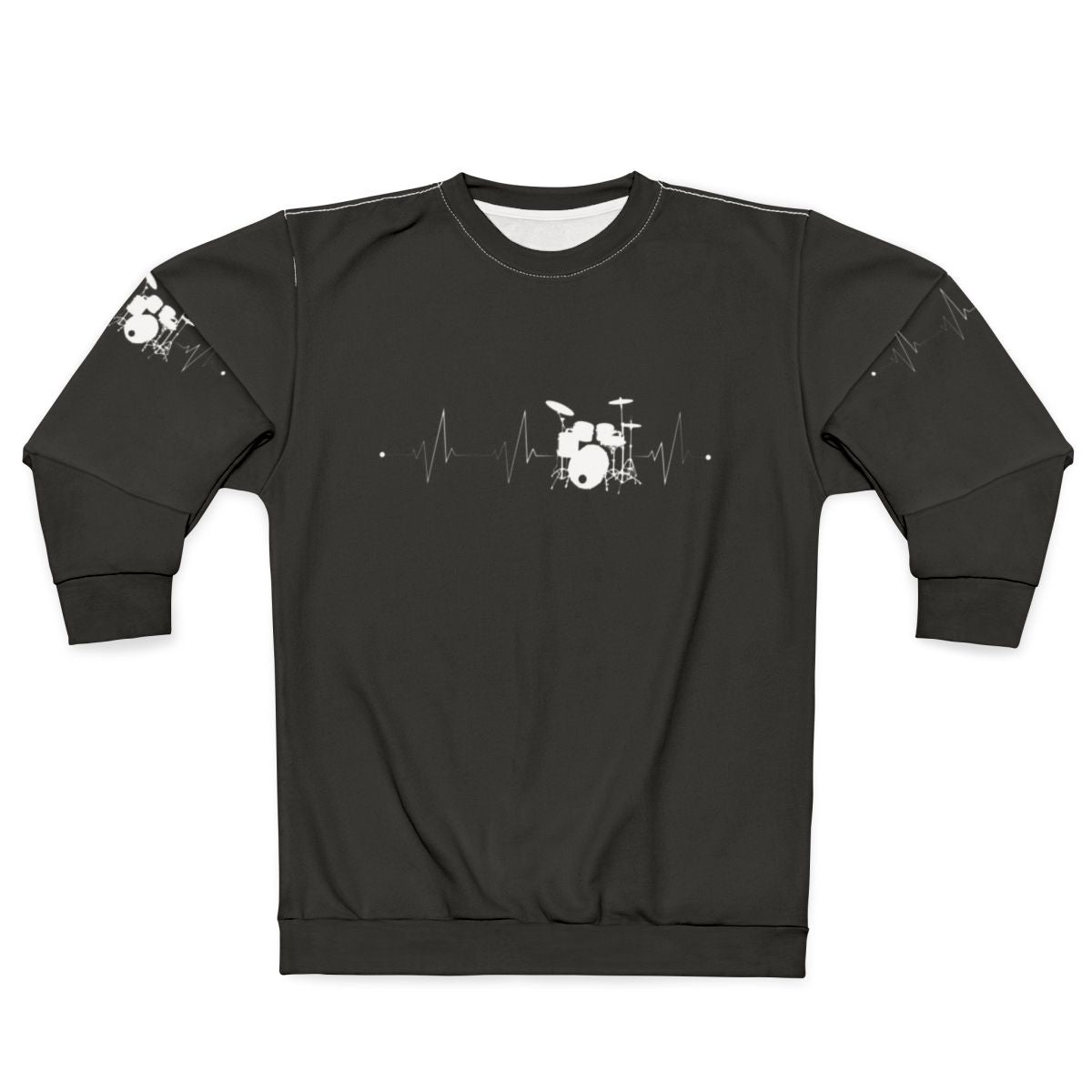 Drums Heartbeat Music Drummer T-Shirt Gift Sweatshirt