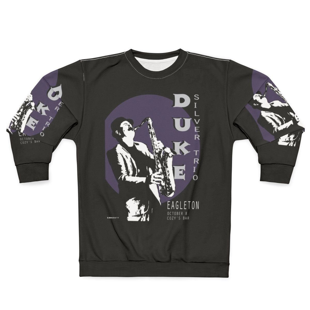 Duke Silver Live in Concert Sweatshirt featuring Ron Swanson from Parks and Recreation
