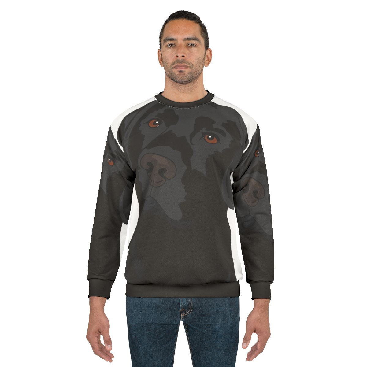 Black Labrador Retriever "Duke The Lab" Sweatshirt