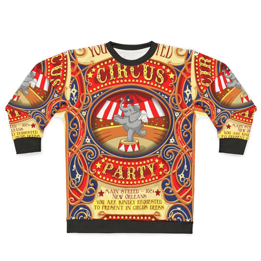Dumbo Flying Elephant Circus Party Sweatshirt