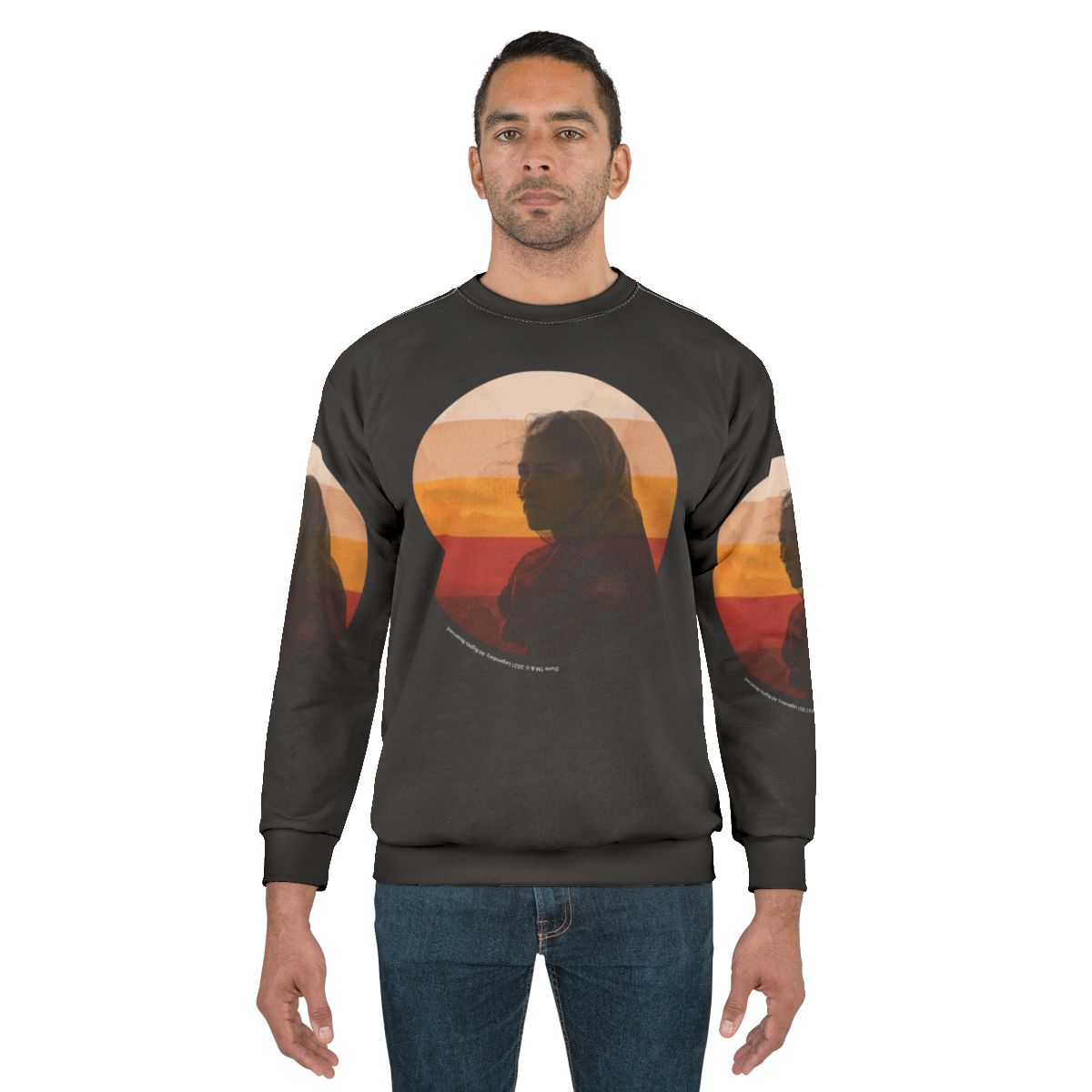 Dune 2020 Inkpress Artwork Sweatshirt featuring Dune movie imagery