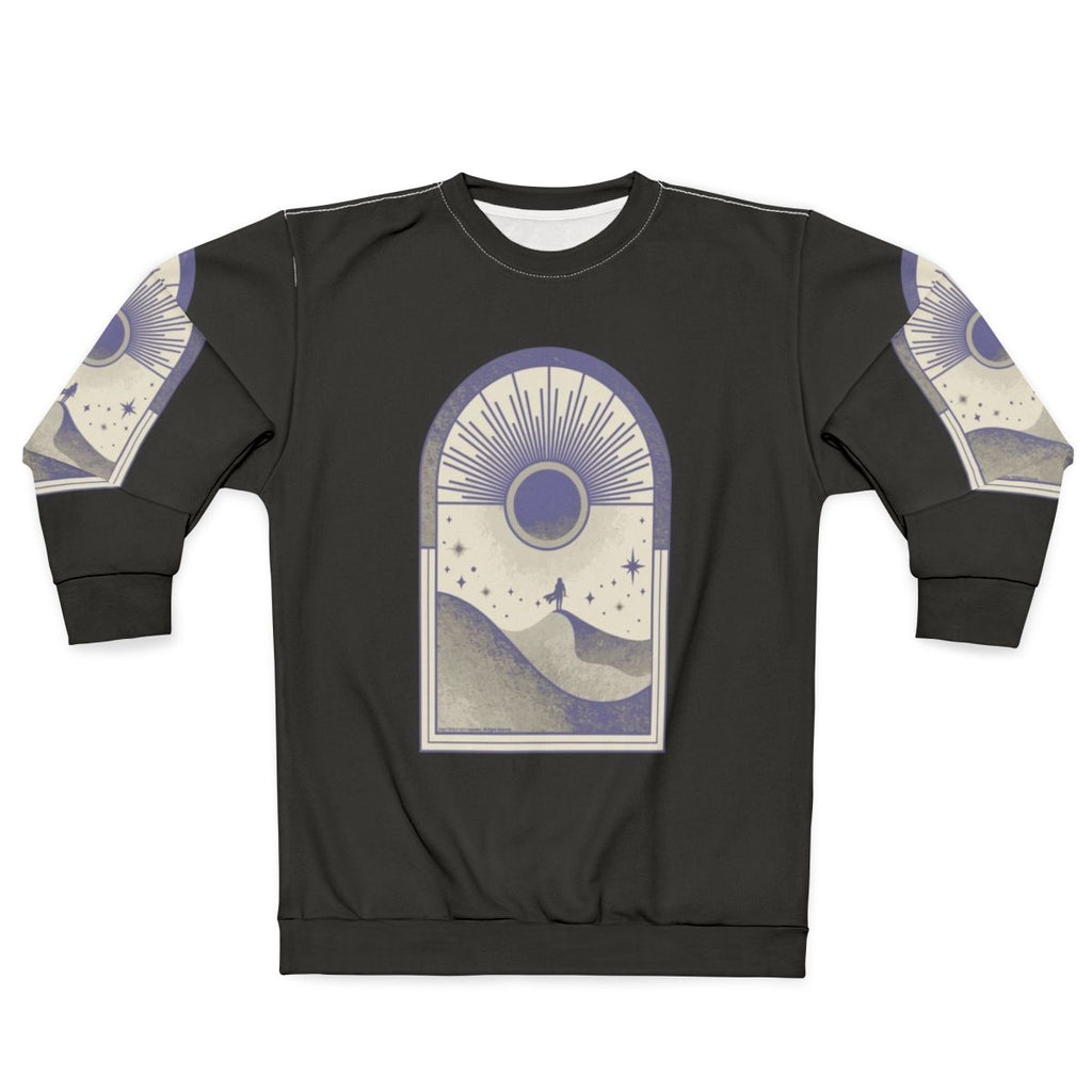 Dune Arrakis sci-fi sweatshirt featuring the iconic Dune movie logo