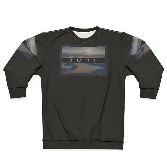 Dune Black Background Sweatshirt 2 - Sci-Fi Epic Movie Merchandise
