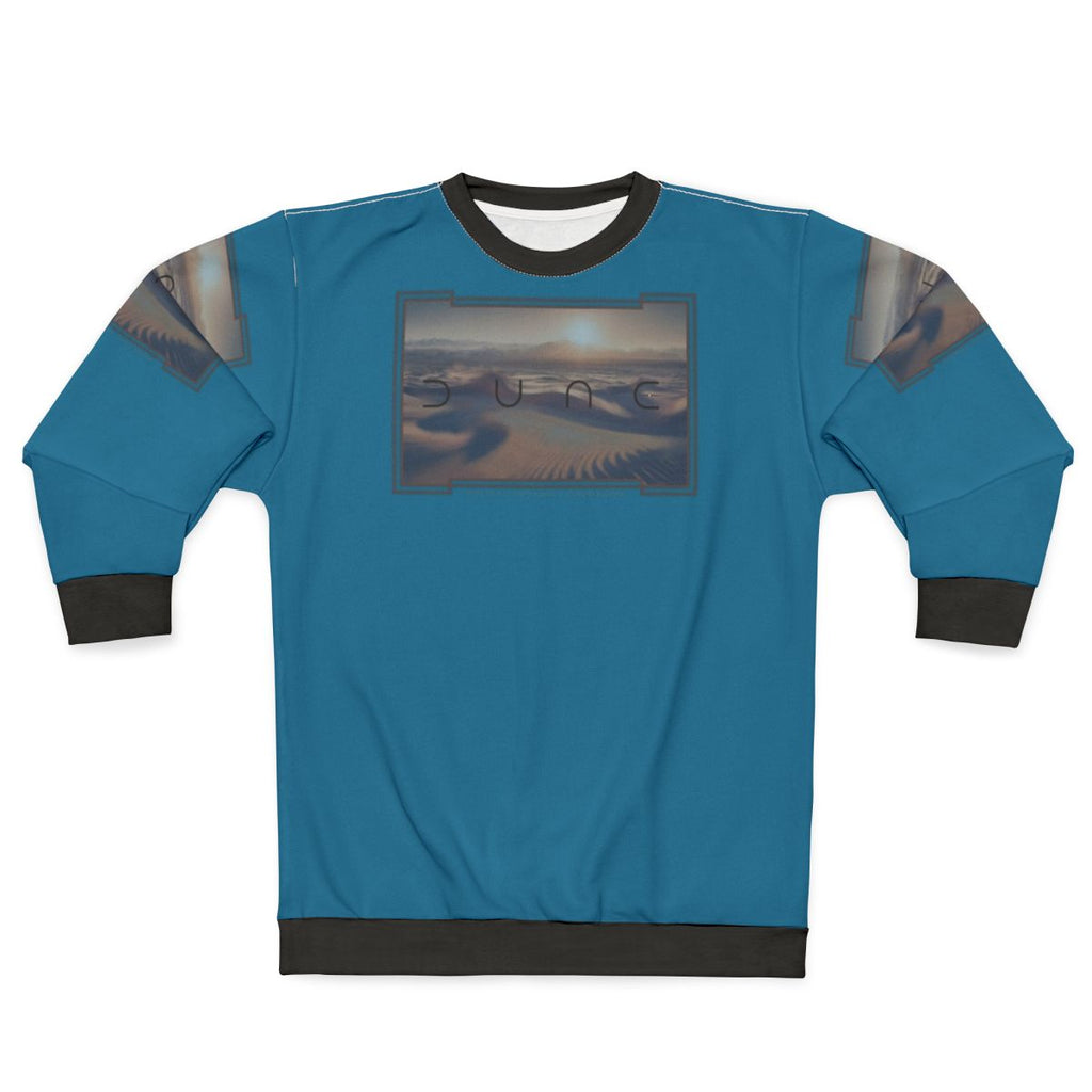 Dune Inspired Blue Background Sweatshirt