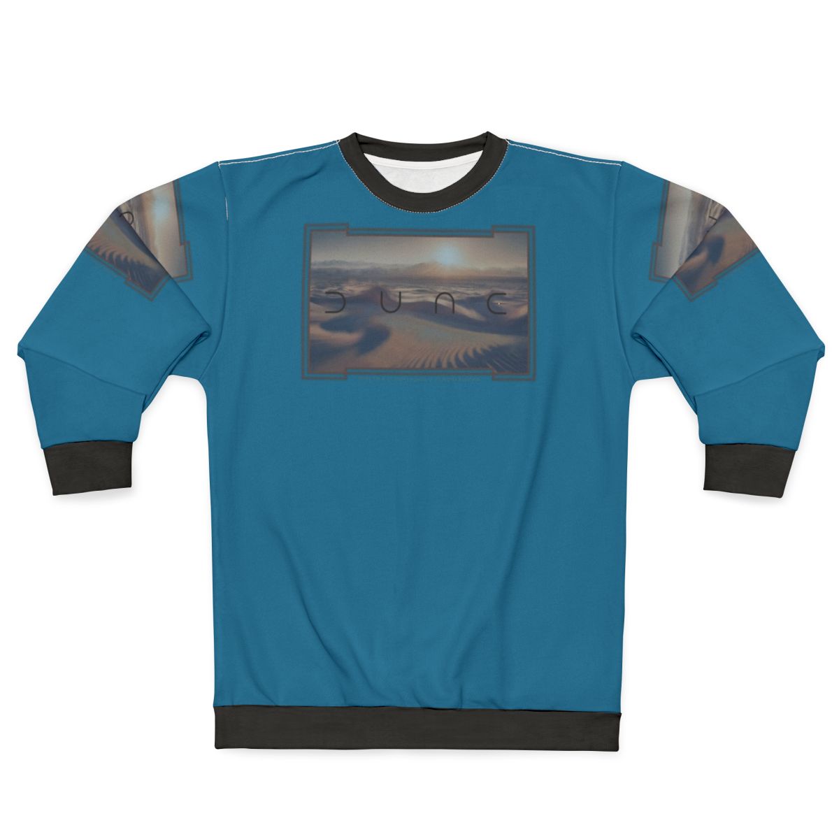 Dune Inspired Blue Background Sweatshirt