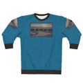 Dune desert sweatshirt with two moons and cinematic sci-fi design