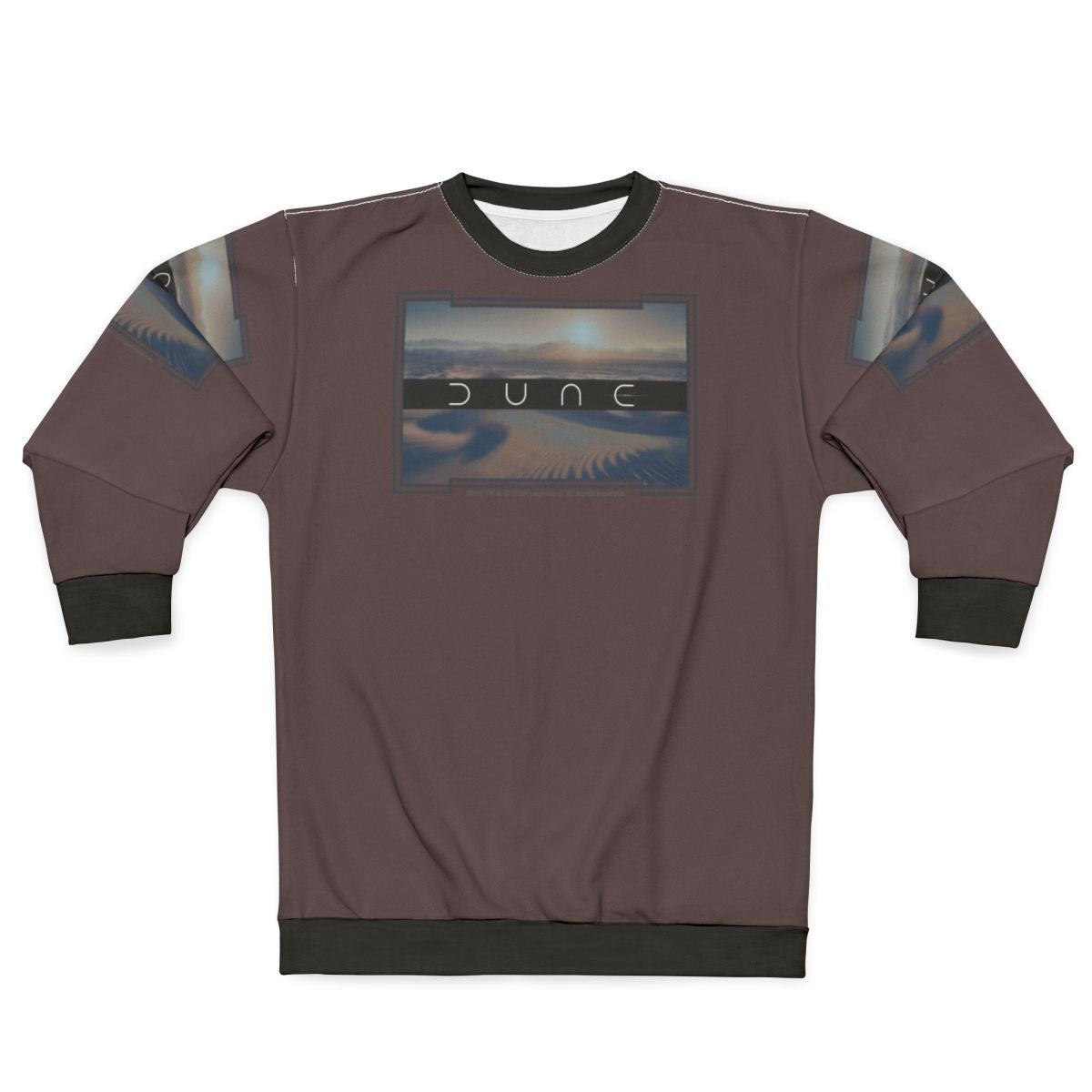 Dune Inspired Sweatshirt with Arrakis Desert Imagery