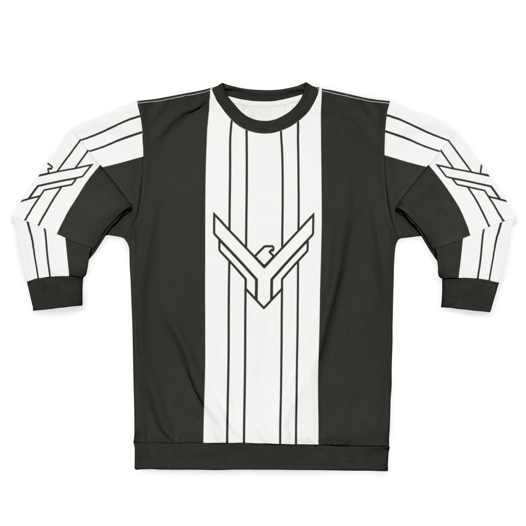 Dune House Atreides Banner Striped White Sweatshirt