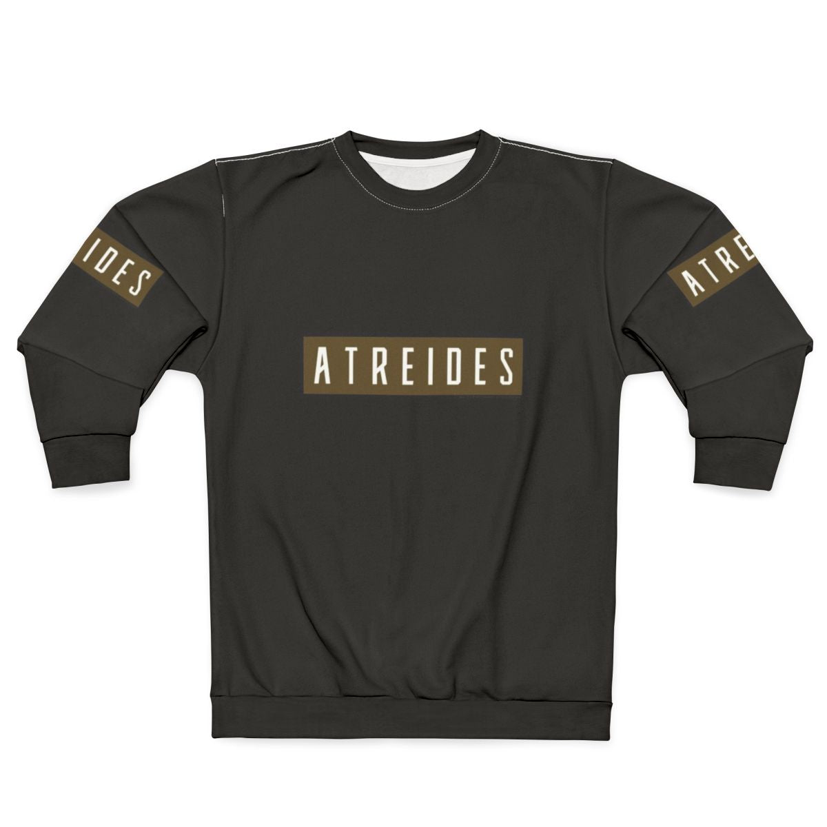 Dune House Atreides Olive Green Sweatshirt with Horizontal Banner Design