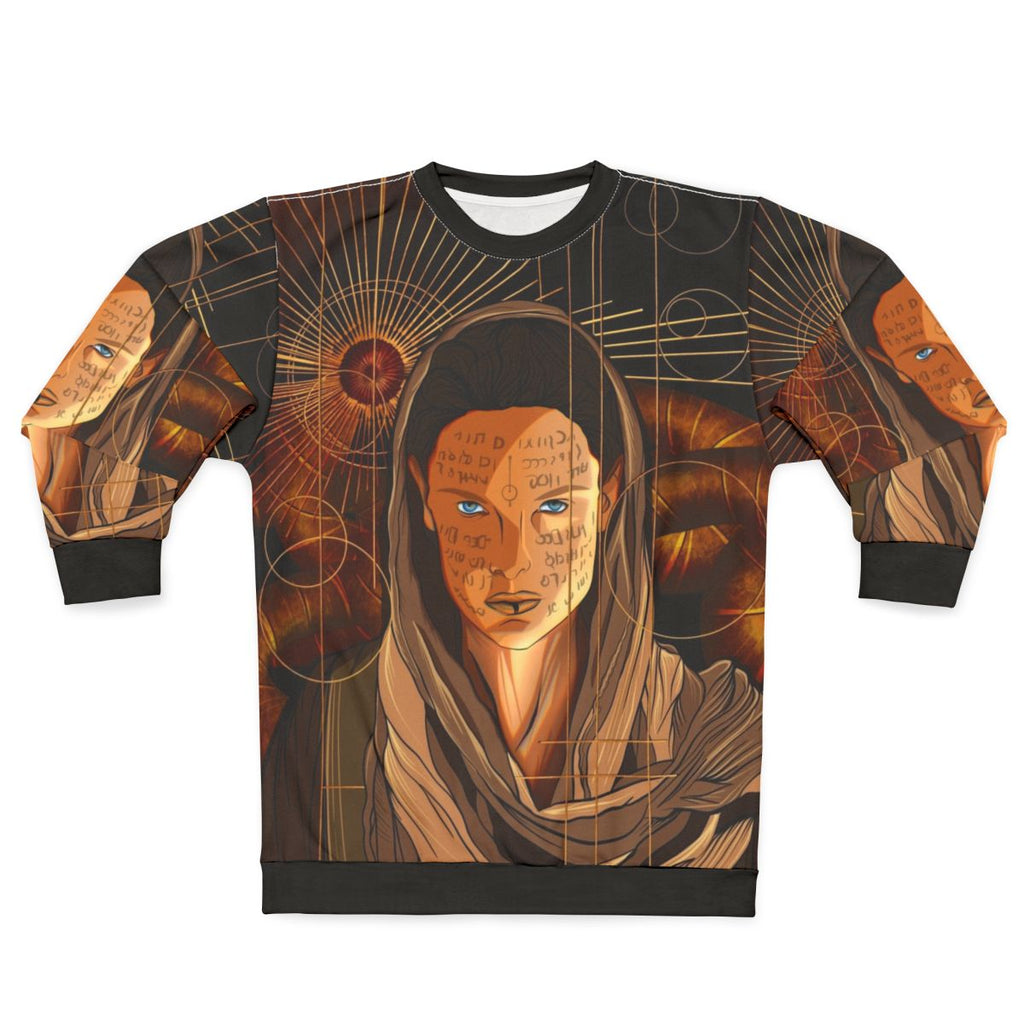 Dune Lady Jessica Sweatshirt with Sandworm and Spice