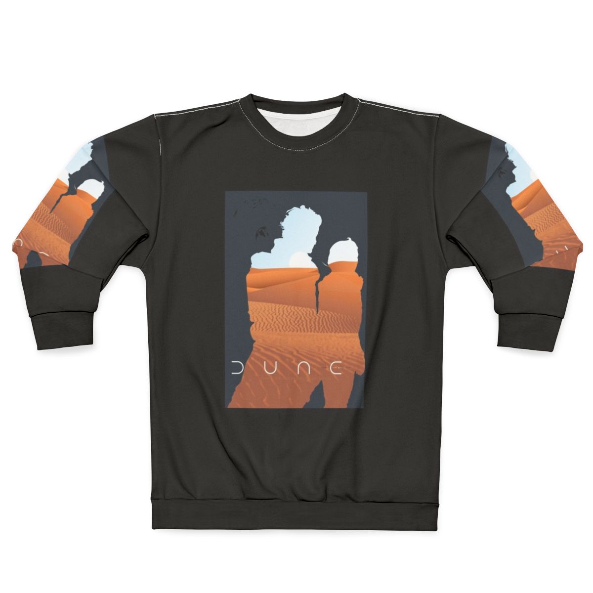 Dune Arrakis landscape sweatshirt with moons