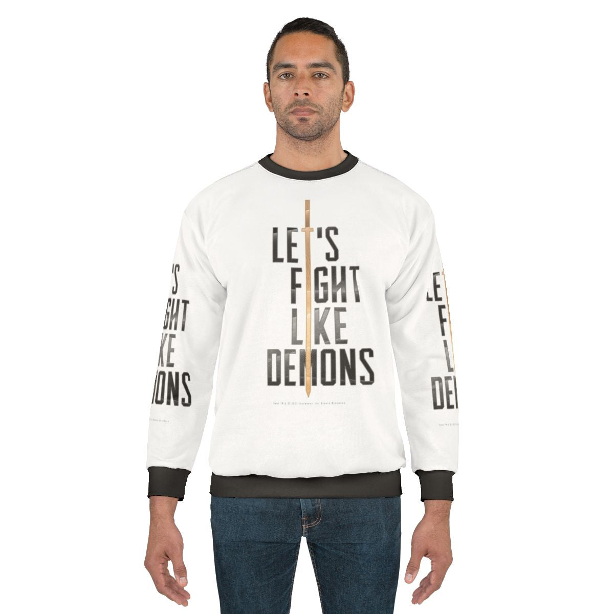 Dune 'Let's Fight Like Demons' Dark Sweatshirt
