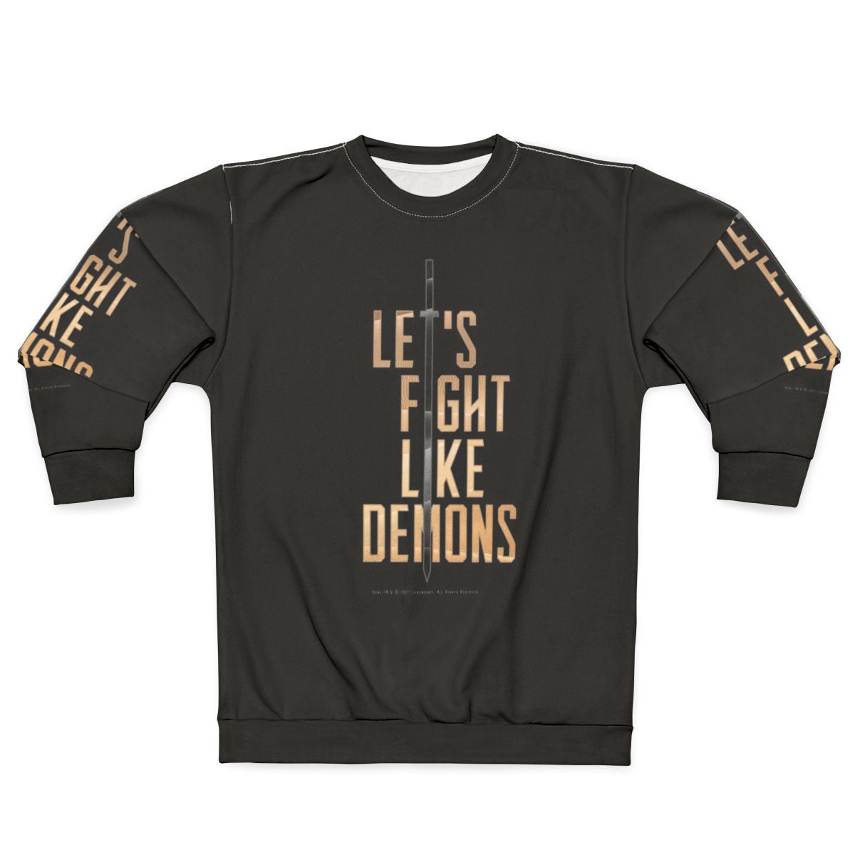 Dune House Atreides "Fight Like Demons" Sweatshirt