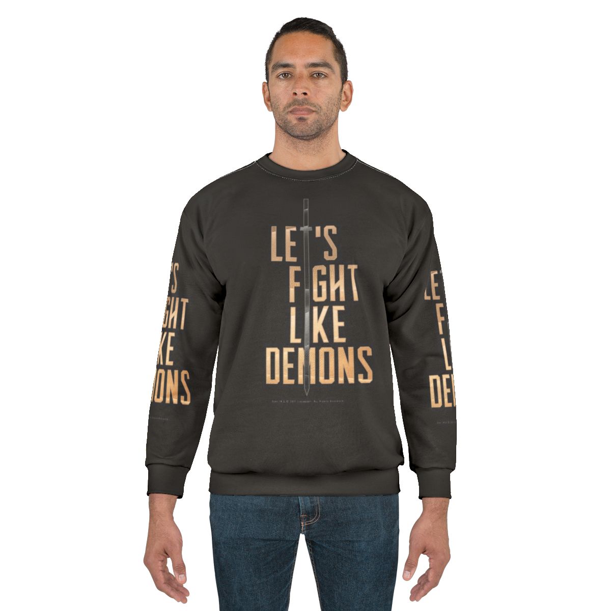 Dune House Atreides "Fight Like Demons" Sweatshirt