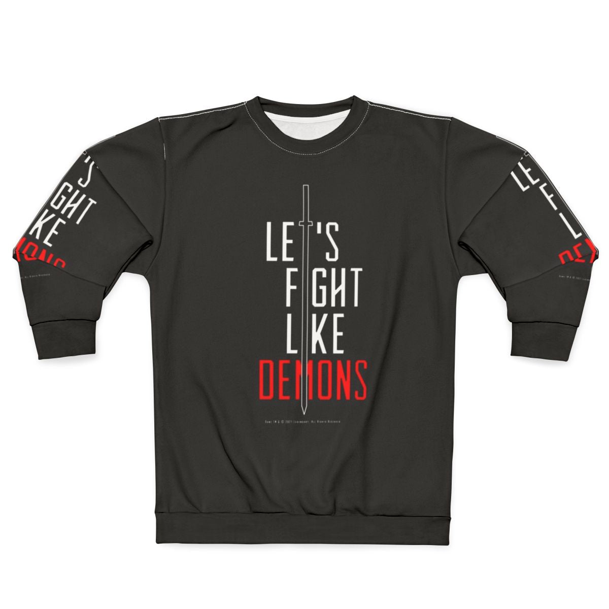 Dune "Fight Like Demons" White Sweatshirt