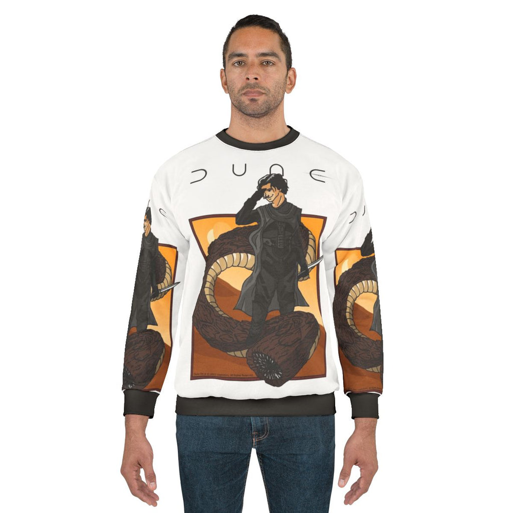 Dune Sandworm Riding Sweatshirt