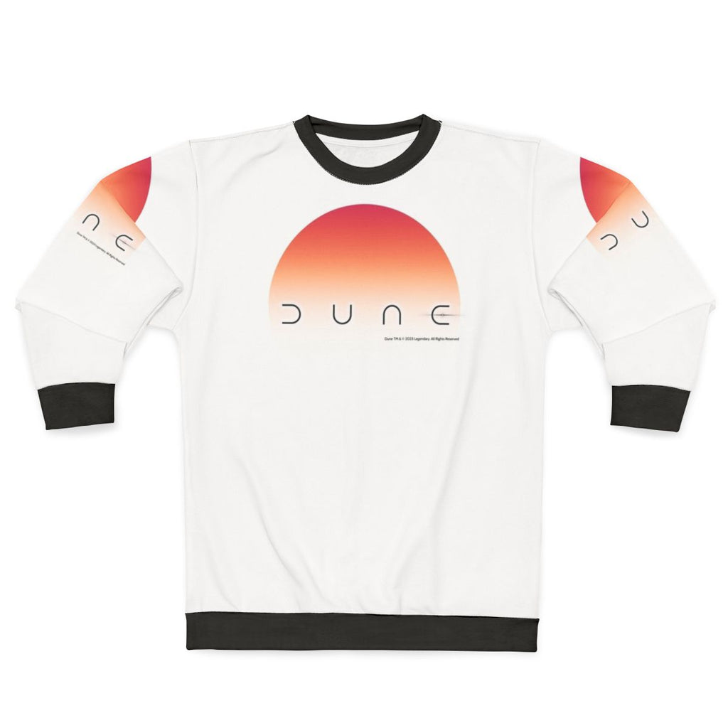 Dune Sun Sweatshirt 2 featuring desert planet and spice design