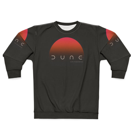 Dune desert-themed sweatshirt with Dune movie imagery
