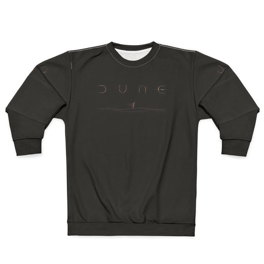 Dune Movie Sweatshirt featuring iconic Arrakis planet imagery