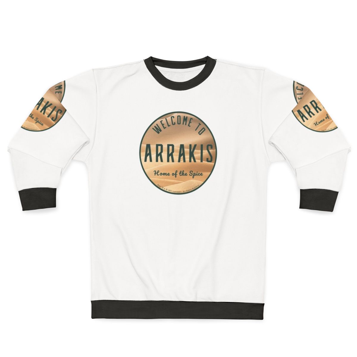 Dune Arrakis Planet Sweatshirt with Dark Image