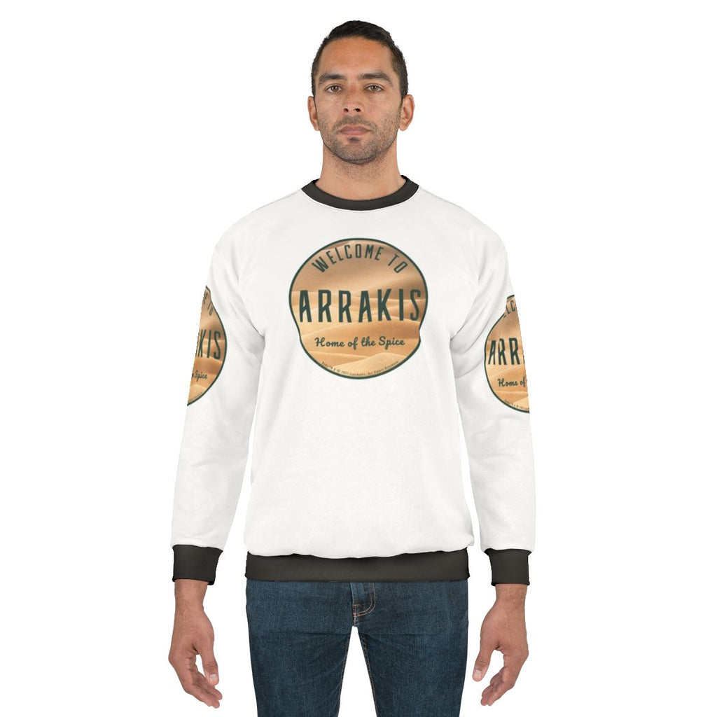 Dune Arrakis Planet Sweatshirt with Dark Image