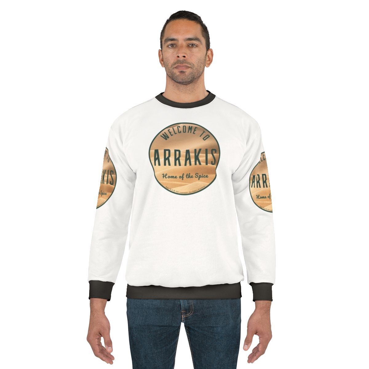 Dune Arrakis Planet Sweatshirt with Dark Image