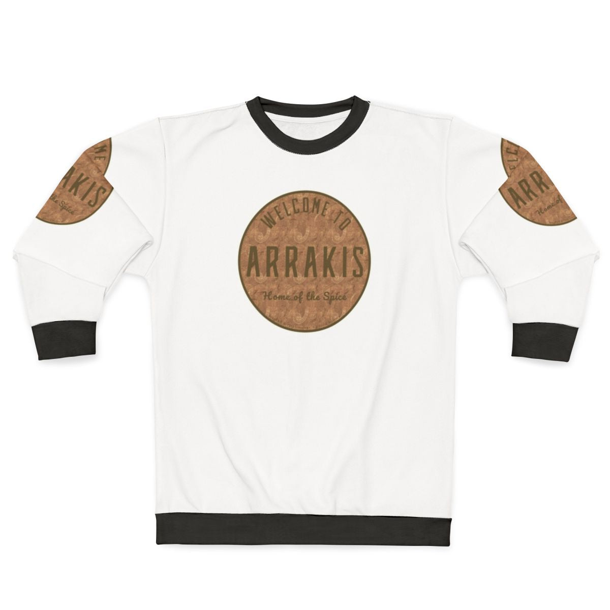 Dune House Atreides Round Dark Pattern Sweatshirt