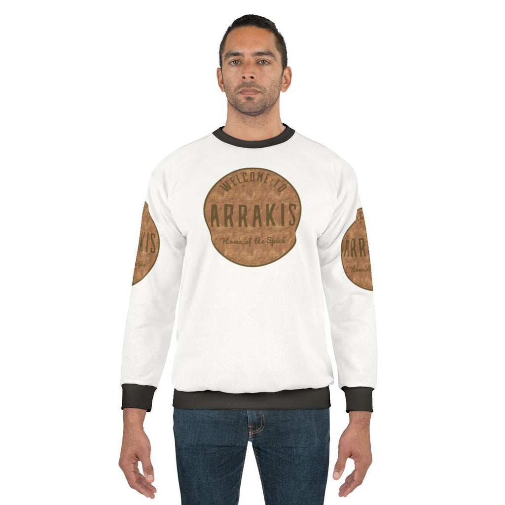 Dune House Atreides Round Dark Pattern Sweatshirt