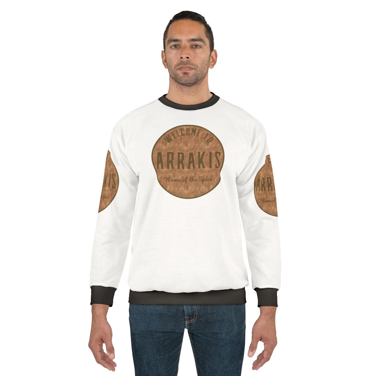 Dune House Atreides Round Dark Pattern Sweatshirt
