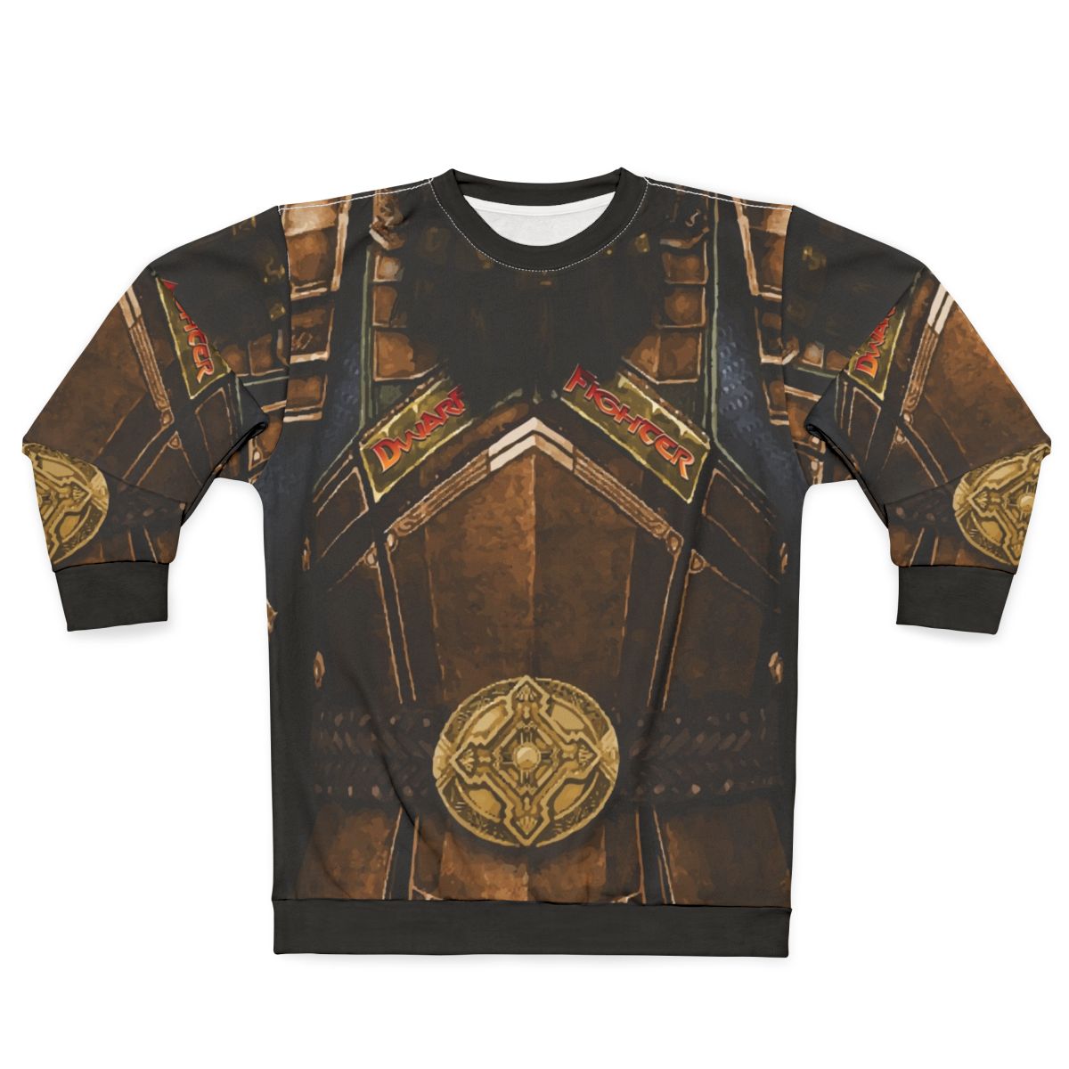 Dungeon Dwarf Fighter Fantasy Gaming Sweatshirt