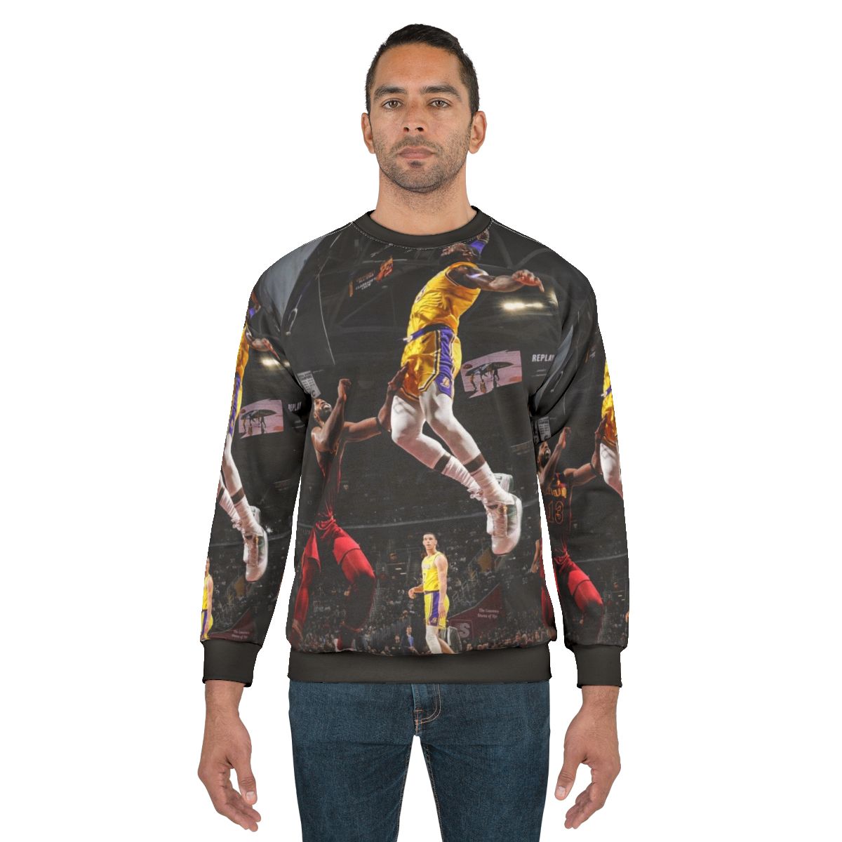 Dunk James High Basketball Sweatshirt