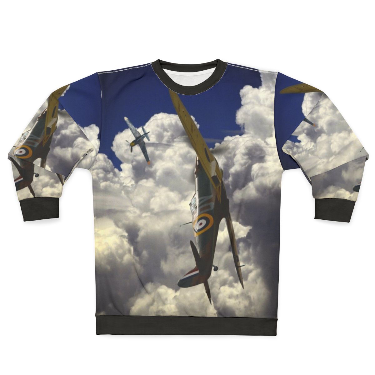 Dunkirk Patrol Sweatshirt featuring a Spitfire fighter plane